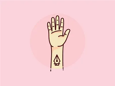 Tatted designer life pen tool tattoo