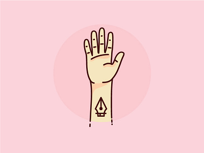 Tatted designer life pen tool tattoo