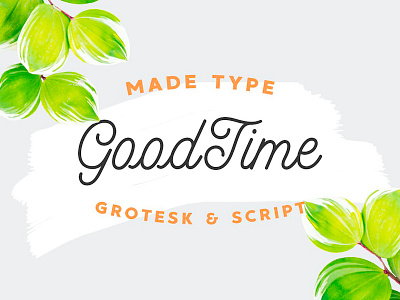 MADE GoodTime branding free download grotesk logo logotype made type modern poster script script font typeface website font