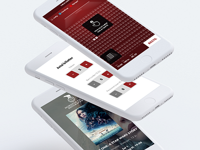 Nordisk Film Biografer design ecommerce ux