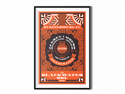 Blackwater Sol Revue - Night 1 denver florida illustration jjandmofro madisonhouse music poster print screen print