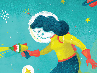 I Sea Space mermaid space