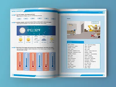 British Council English Book Spread book editorial english graphic design illustration