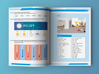 British Council English Book Spread book editorial english graphic design illustration