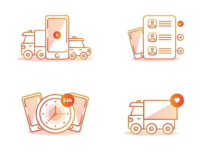 Website Illustrations badge branding clean design drawing flat icon illustration line minimal vector web