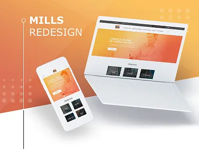 Redesign Mills design mobile redesign responsivo site