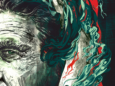 Big Fish book art book cover bubbles fish illustration ink moby dick vermillion sands water whale