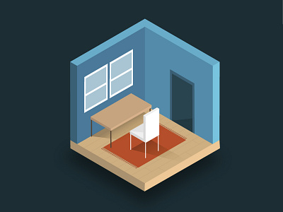 Workspace dailyui fhc30 illustration isometric office