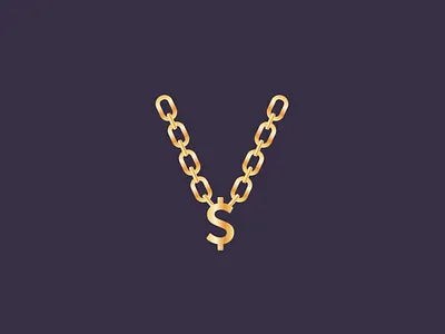Swag bling chain clean codevember dollar sign gold jewelry swag