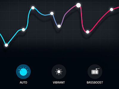 Equalizer and the effects presets graphic design illustrator photoshop ui design ux design