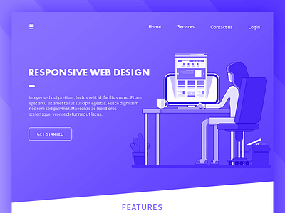 Responsive Web Design coffe design designer illustration responsive web