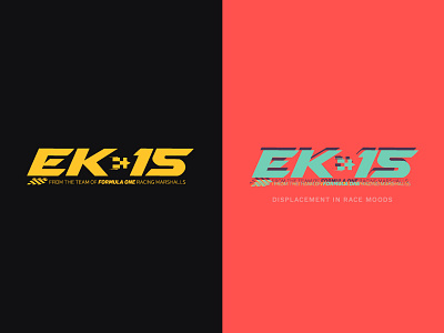 EK15 Branding. Race regulated by FMSCI. campaign eventbranding formula1 gokart identity logo moods movements neons racers