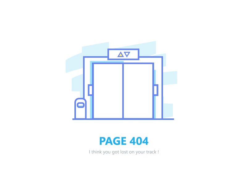 Uniplaces 404 2d animation bear blue elevator forest illustration motion octopus page 404 sea uniplaces