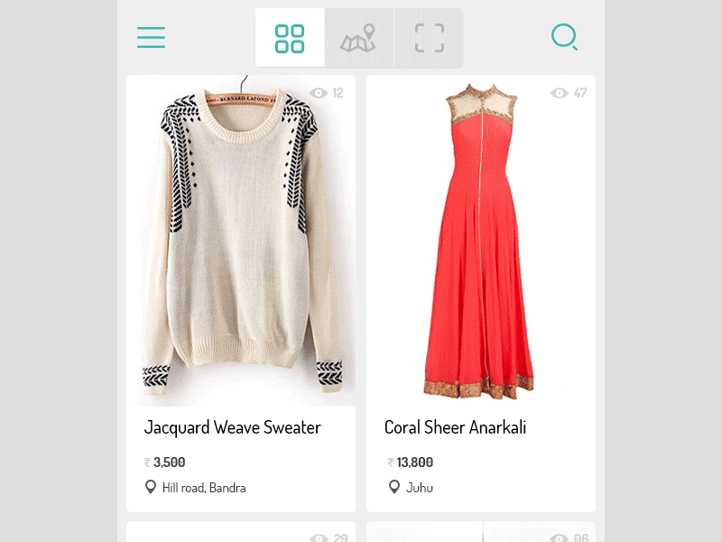 Lightroom eCommerce animation ecommerce seenpick ui userinterface ux
