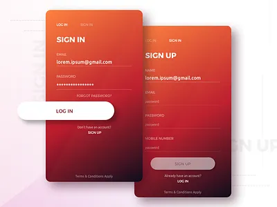Circular Train Journey app concept dark design journey orange train
