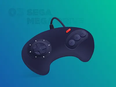 Classic Controllers 03 - Sega Mega Drive 80s classic controller genesis mega drive nostalgia retro sega