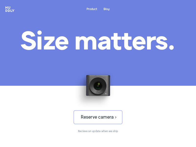 Huddly Update camera conference design meeting technology web