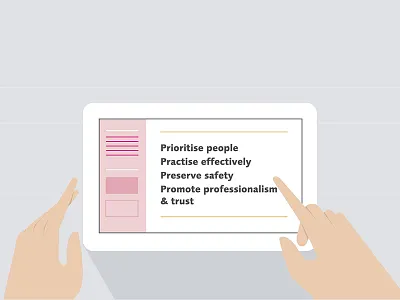 Styleframes - 2/4 animation characters design hands illustration ipad motiondesign motiongraphics nurse style styleframe tablet