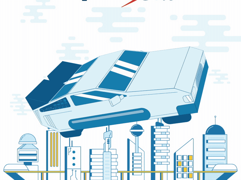 Future Car 3d aftereffects animation car flatdesign future illustration motion