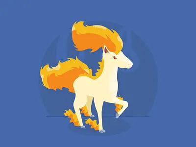 078 Rapidash 100days illustration nerd pokemon sketch