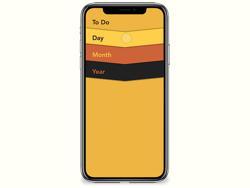 A little To Do List app animation illustration interaction design motion design principle sketch ui ux