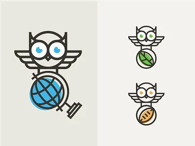 Afterschool Program Logo Exploration children education football globe houston icon leaf logo mascot owl texas tx