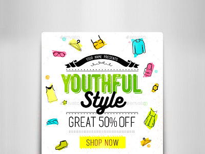 Fashion Banner Ads Vol.6 boutique chic elegant fashion fest glamour mode party promo sale sexy shop