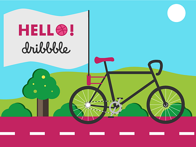 Hello Dribbble! debut dribbble