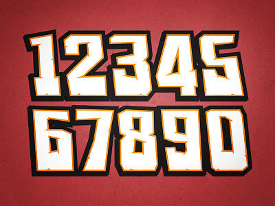 Racing Numbers - "Knuckle Dragger" cars custom type dirt track nascar numbers racing racing graphics racing numbers type typography