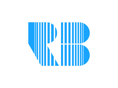 RB logo retro stripes