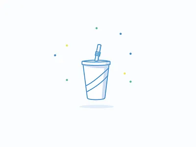 Soda Cup icon illustration