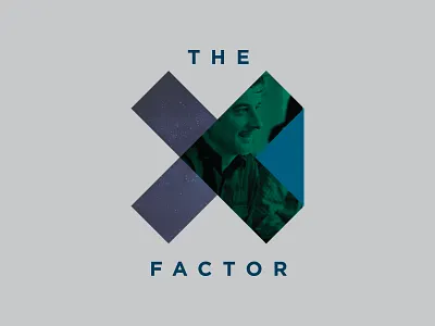 X Factor energy future icon logo people type x