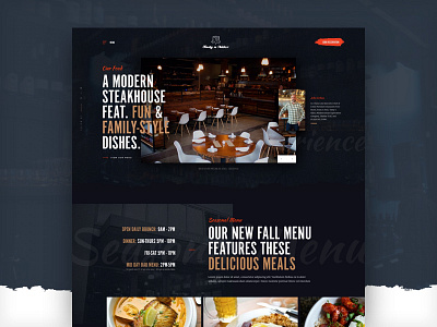 Tasty Adler header homepage sketch ui ux webdesign website