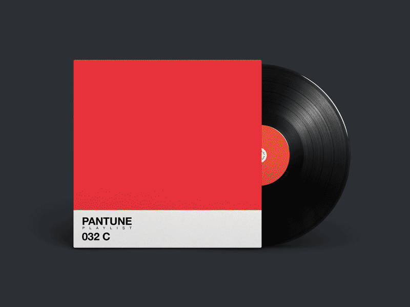 Pantune Playlists Cover GIF pantone pantune playlist playlists record vinyl