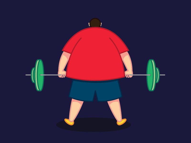 At Gym fun gif illustration