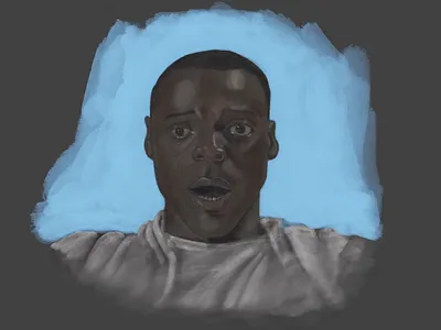 GET OUT getout painting portrait procreate
