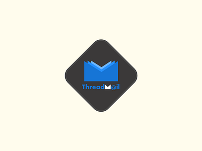 ThreadMail basic client design e mail illustration logo mail stack