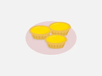 062: Egg Tarts 100days 100daysofillustration illustration