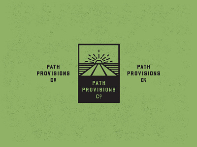 PATH_PROVISIONS_CO. concept food illustration logo