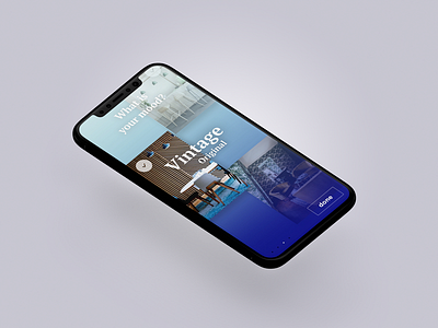 Travel app project app design destination gradient iphone mobile travel ui ux x