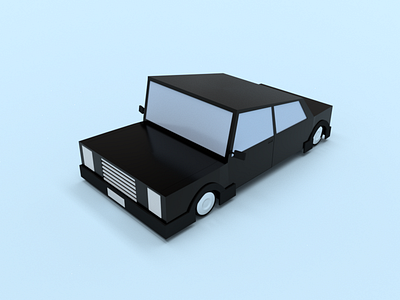 Motor-vehicle 3d blender car render stylised