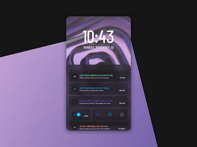 NOTIFICATION app clean digital experience everyday flat interface minimal notification sketchapp ui web