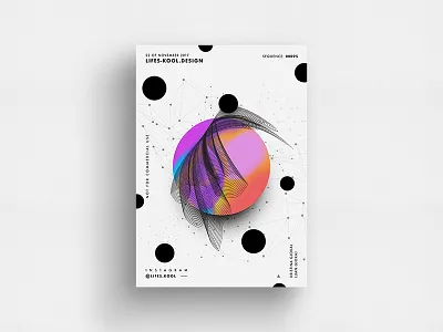 Constellation abstract art colorful constellation daily gradient graphic november poster postereveryday riangle