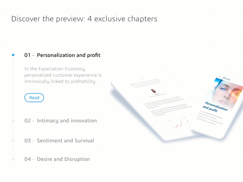 Devices Slider article carrousel chapters device dots exclusive pages preview slider timeline