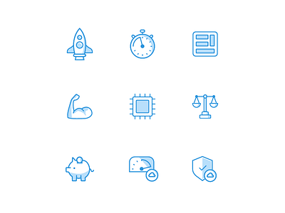 Web app icon set icon icon set system web app