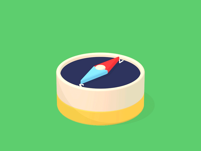 3D Compass Icon Set 2d 3d aftereffects animated animation cinema4d cinema4drenderer compass flat icon iconset template