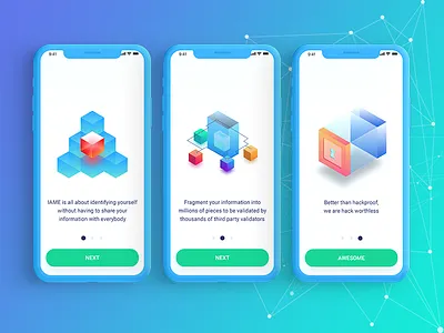 Iame Mobile App Onboarding bitcoin blockchain compliance cryptocurency ethereum security wallet