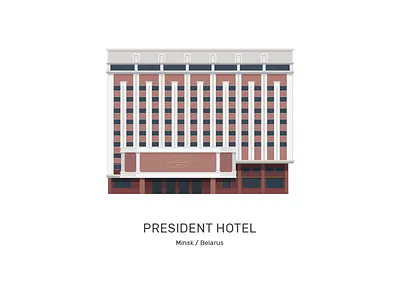 President Hotel Minsk belarus president hotel minsk vector