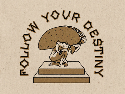 Taco Destiny atlas destiny follow illustration motto taco type your