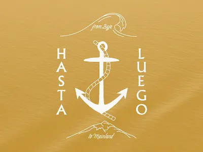 Hasta Luego Baja adventure baja illustration mexico travel type